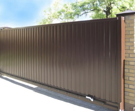 Ворота из профнастила в Горячем Ключе