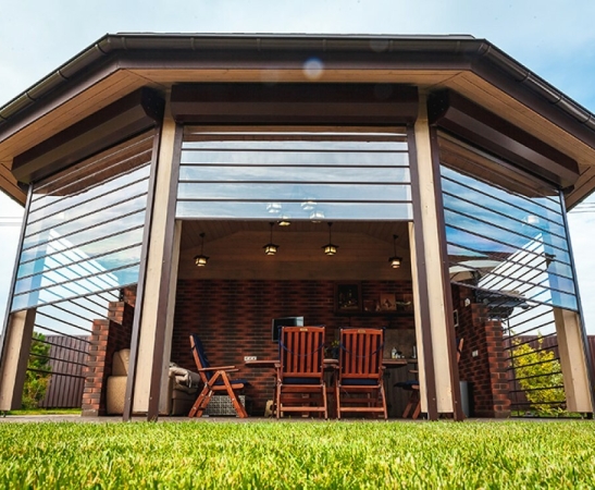 Прозрачные рольставни в Горячем Ключе