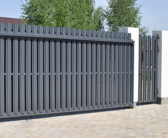 Ворота из штакетника в Горячем Ключе