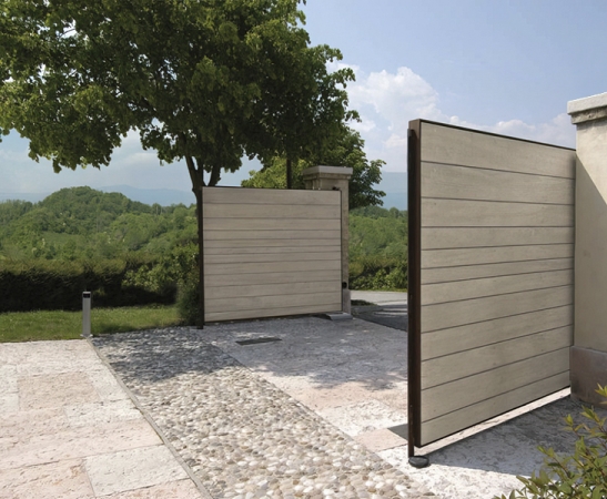 Въездные ворота в Горячем Ключе